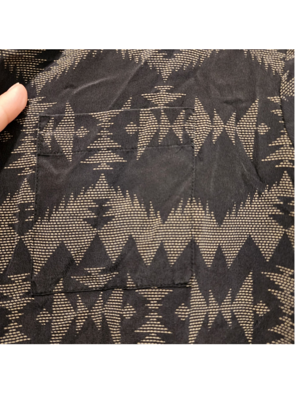 Pendleton Sonora Silk Dress S Small Southwestern Aztec Geometric Print Boho - Picture 2 of 7